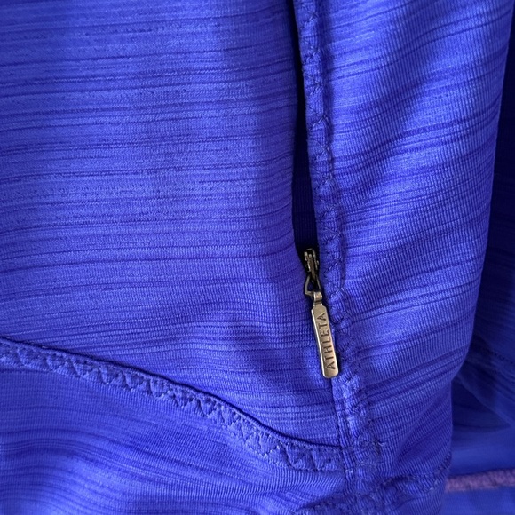 Athleta Purple Long-Sleeve Half Zip Yoga Hoodie - Size M - Picture 3 of 11